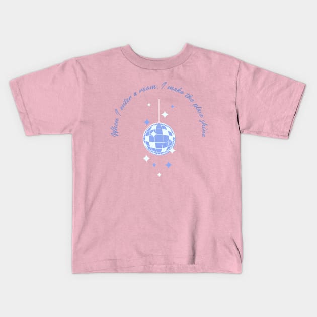 Shine Bright Disco Ball Kids T-Shirt by Tip Top Tee's